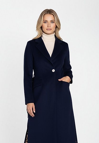 RICANO Langmantel Grazia Damenmantel mit seitlichem Schlitz und zwei Patten günstig online kaufen