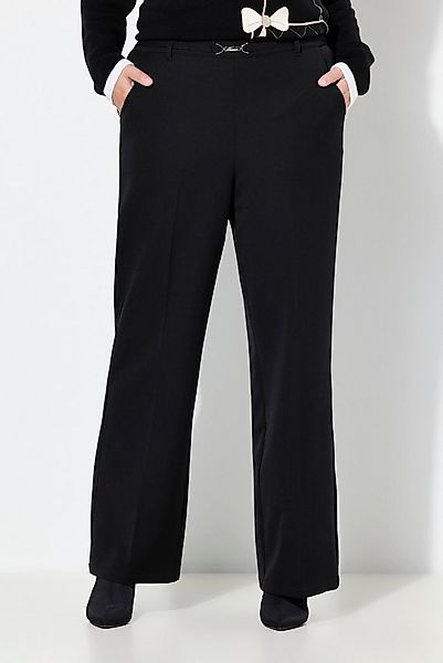 MIAMODA Stoffhose Business-Hose gerades Bein Ziergürtel mit Schließe günstig online kaufen