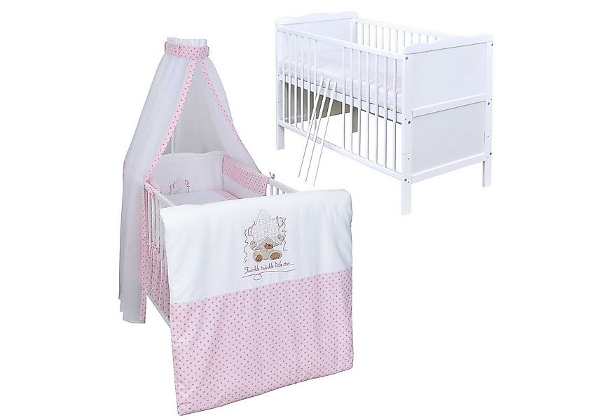 Baby-Delux Komplettbett Babybett Jack Komplettset, 10-tlg., Kinderbett 70x1 günstig online kaufen
