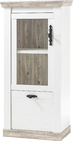 Home affaire Vitrine "Florenz" im romantischen Landhaus-Look, Höhe 146 cm günstig online kaufen