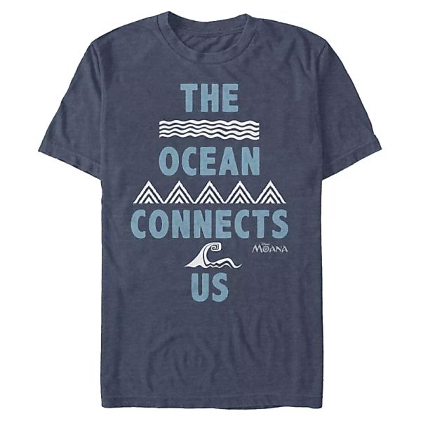 Disney - Moana - Text The Ocean Connects Us - Männer T-Shirt günstig online kaufen