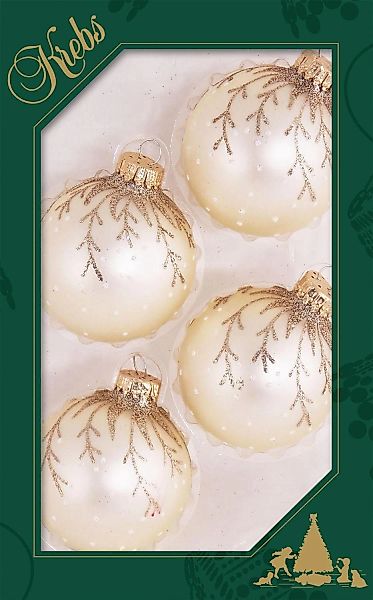 Krebs Glas Lauscha Weihnachtsbaumkugel "Zweig, Weihnachtsdeko, Christbaumsc günstig online kaufen