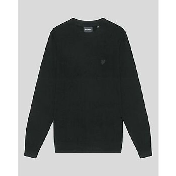 Lyle & Scott  Pullover KN2124V TONAL LAMBSWOOL CREW-Z865 JET BLACK günstig online kaufen
