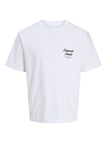 Jack & Jones Herren Rundhals T-Shirt JORNORREBRO TYPO TEE SS CREW NECK - Re günstig online kaufen