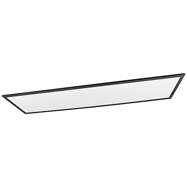 Reality Deckenleuchte R62321232 mattschwarz Metall B/H/T: ca. 120x5x30 cm günstig online kaufen