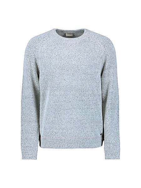 NO EXCESS V-Ausschnitt-Pullover "No Excess Melierter Wollpullover" günstig online kaufen
