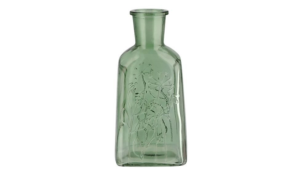 Vase - grün - Glas - 9 cm - 14 cm - 7 cm - Dekoration > Vasen - Möbel Kraft günstig online kaufen