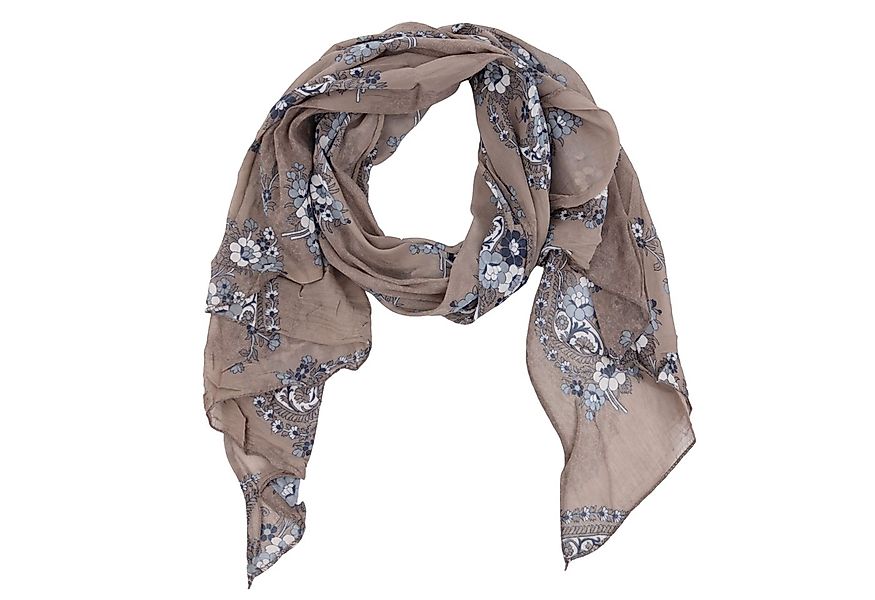 MIRROSI Modeschal Asymmetrischer Schal, Made in Italy 20% Seide 80% Baumwol günstig online kaufen