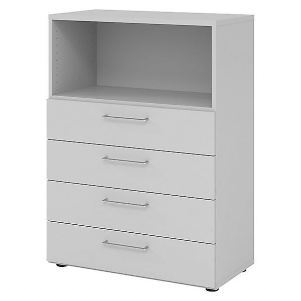 bümö Aktenschrank smart Schubladen Kombi - 4 Schübe Dekor: Grau günstig online kaufen