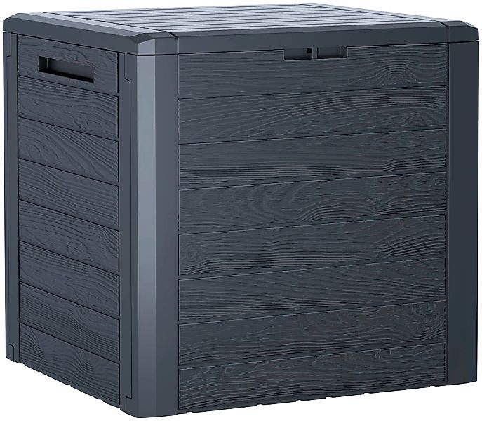 Prosperplast Aufbewahrungsbox "Woodebox, TOPSELLER" anthrazit, 140 liter günstig online kaufen