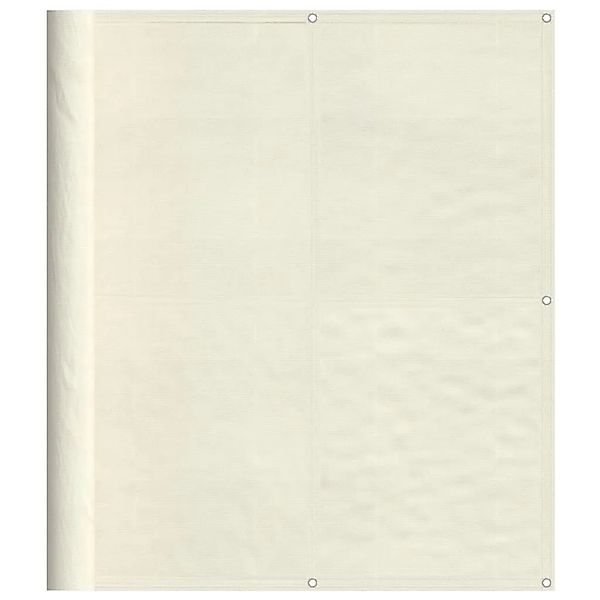 vidaXL Balkon-Sichtschutz Creme 120x1000 cm 100 % Polyester-Oxford 4000209 günstig online kaufen