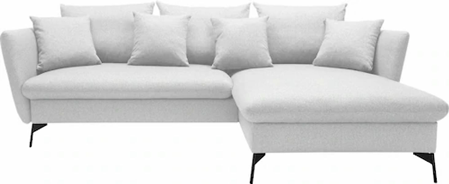 OTTO home Ecksofa »LIVORNO,258 cm, L-Form,« Schlaffunktion u. Bettkasten (1 günstig online kaufen