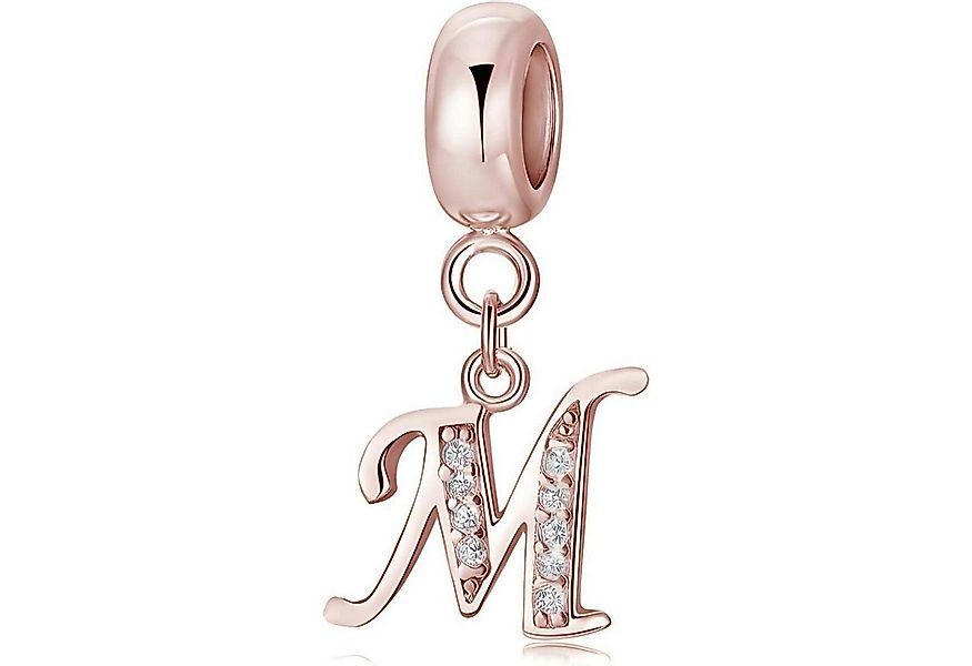 LuxusKollektion Kette und Anhänger Set Anhänger Rosegold Damen Buchstaben A günstig online kaufen