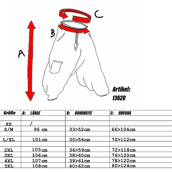 KUNST UND MAGIE Haremshose Haremshose Herren günstig online kaufen