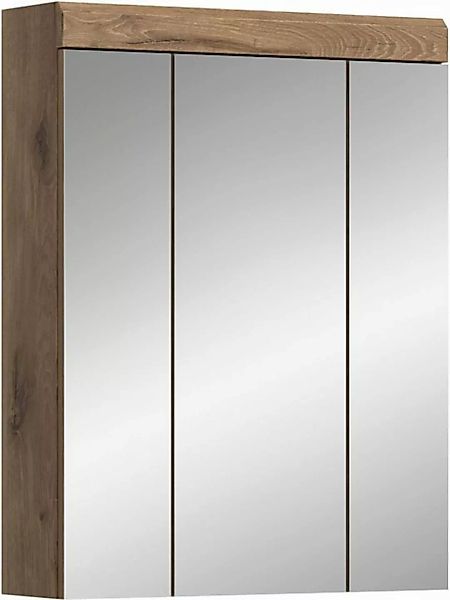 INOSIGN Badezimmerspiegelschrank Siena, Breite 60cm, 3 Spiegeltüren, 9 Fäch günstig online kaufen