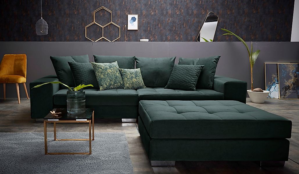 INOSIGN Big-Sofa Vale, mit Steppung im günstig online kaufen