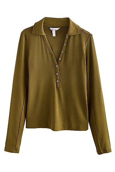 Next Langarm-Poloshirt Langärmeliges Oberteil mit Polokragen (1-tlg) günstig online kaufen