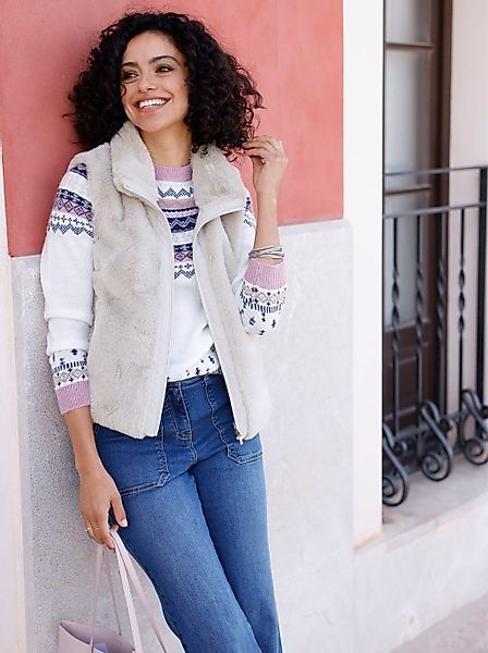 Inspirationen Fellimitatweste günstig online kaufen