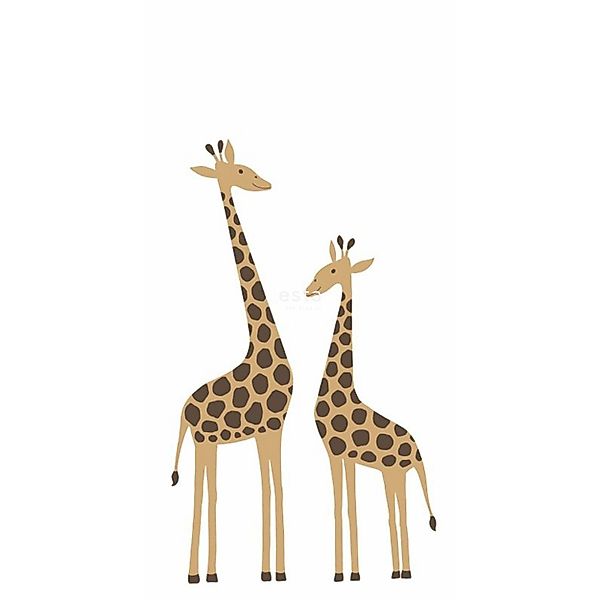 ESTAhome Fototapete Giraffen Beige 139,5 x 270 cm 155801 günstig online kaufen