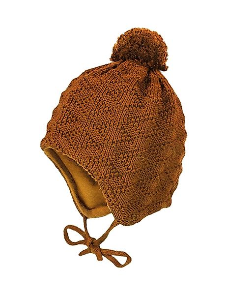 MAXIMO Strickmütze MINI-Mütze Struktur ausgenäht Pompon günstig online kaufen