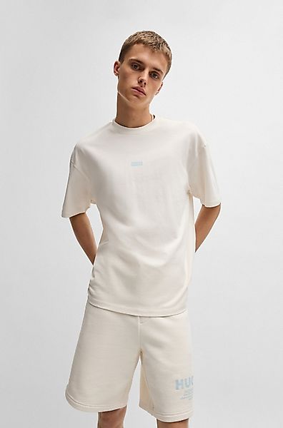 HUGO Blue T-Shirt Nalono mit Logodruck, günstig online kaufen