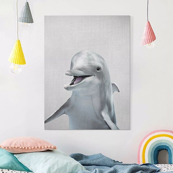 Leinwandbild Delfin Diddi günstig online kaufen