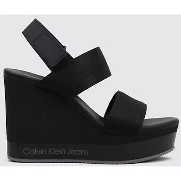 Calvin Klein Jeans  Sandalen WEDGE SANDAL WEBBING IN MR günstig online kaufen