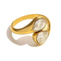 ROUGEMONT Fingerring Wasserfester Damen Statement Ring günstig online kaufen
