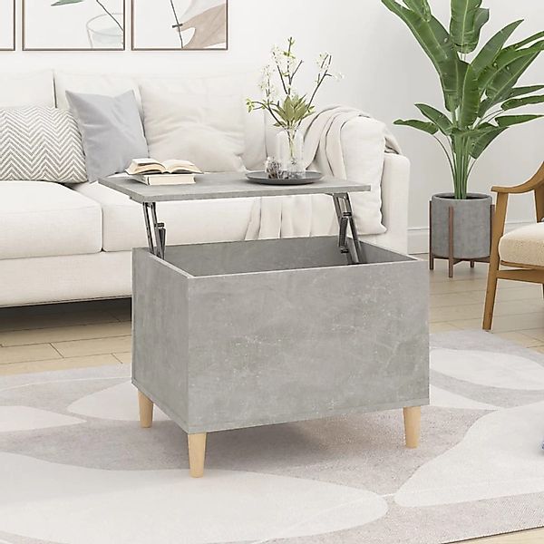 vidaXL Couchtisch Couchtisch Betongrau 60x44,5x45 cm günstig online kaufen
