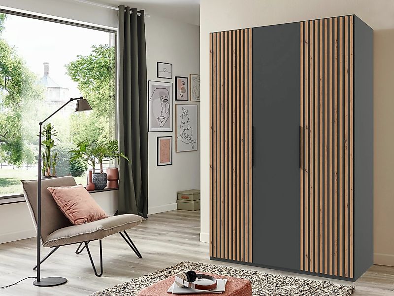 Wimex Drehtürenschrank "Andorra by fresh to go", Mit 3D-Leisten für Akustik günstig online kaufen