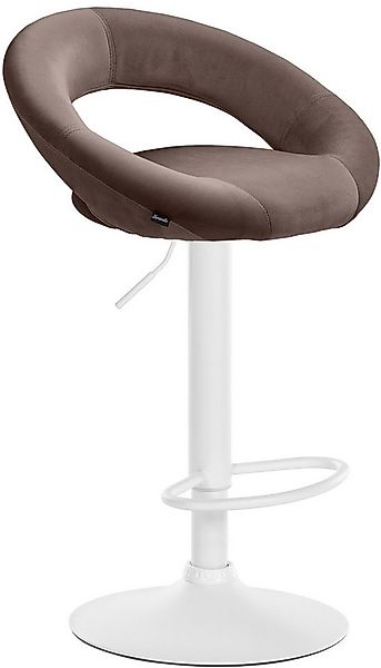 CLP Barhocker Olinda, Samt, höhenverstellbar und drehbar günstig online kaufen