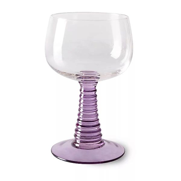 Swirl Weinglas hoch Purple günstig online kaufen