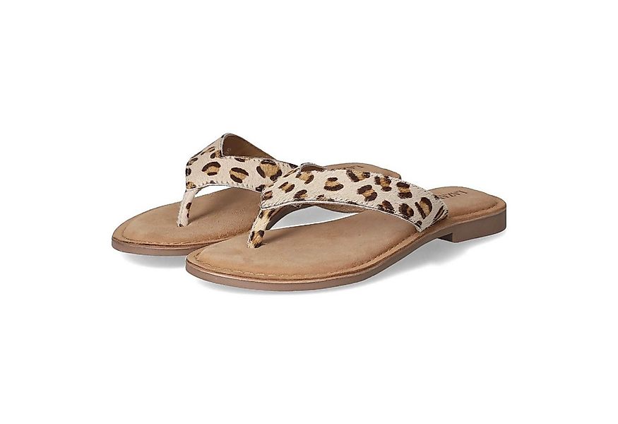 Lazamani LAZAMANI LA75908 LEOPARD Damen Leder braun Pantolette günstig online kaufen