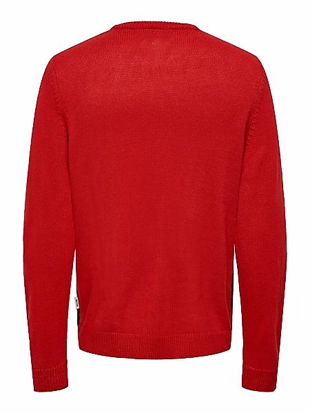 ONLY & SONS Strickpullover "ONSXMAS REG 5 PLACEMENT CREW KNIT" günstig online kaufen