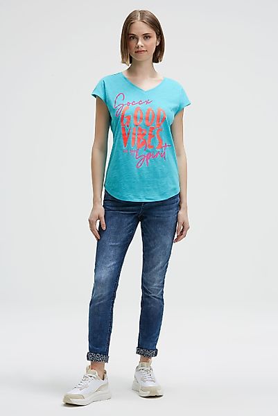 SOCCX T-Shirt SOCCX T-Shirt mit V-Neck günstig online kaufen