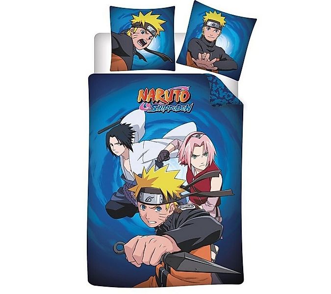 Naruto Bettwäsche Naruto Shippuden Sasuke Sakura Flanell Bettwäsche 2tlg Se günstig online kaufen