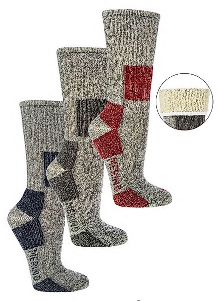 Wowerat Wandersocken 1 Paar 85% Merino Trekkingsocken, Funktions-Outdoorsoc günstig online kaufen