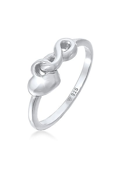 Elli Fingerring Herz Infinity Ring Liebe günstig online kaufen