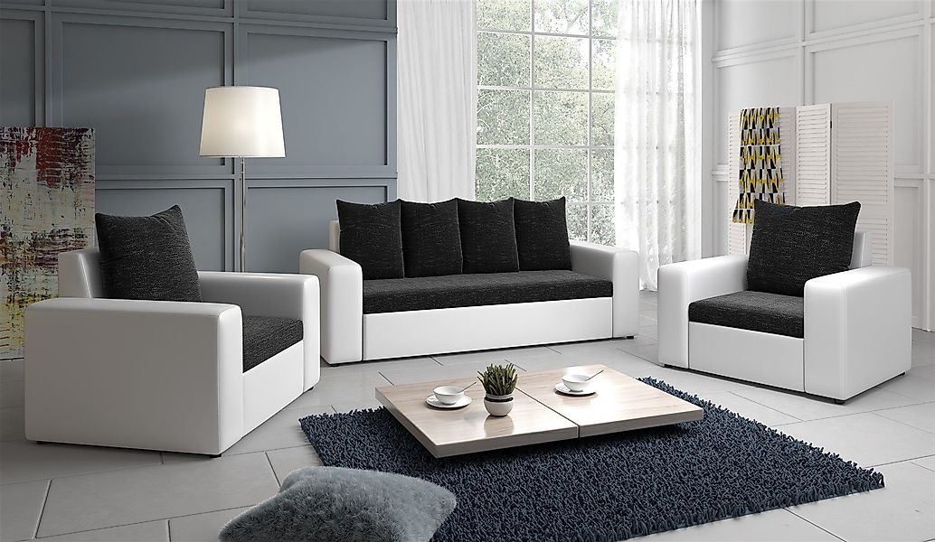 Fun Möbel Sofa Sofa-Set NINA 3-1-1 günstig online kaufen