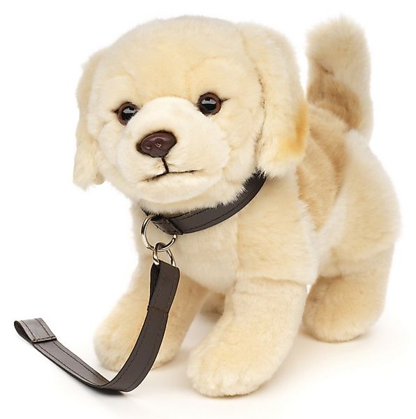 Uni-Toys Kuscheltier Golden Retriever mit Leine, stehend - 29 cm - Plüsch-H günstig online kaufen