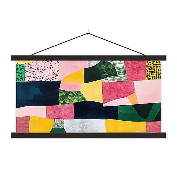 MuchoWow Poster Abstrakt - Rosa - günstig online kaufen