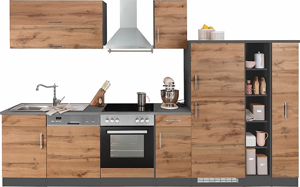 KOCHSTATION Küchenzeile "KS-Colmar" ohne E-Geräte, Breite 330 cm günstig online kaufen