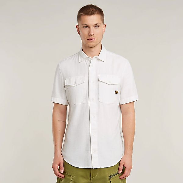G-STAR Kurzarmhemd "Marine Slim Shirt", mit aufgesetzten Taschen günstig online kaufen