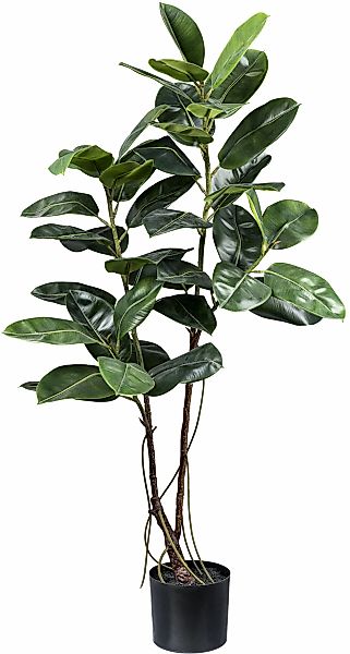 Creativ green Kunstbaum "Ficus elastica", mit Luftwurzeln günstig online kaufen