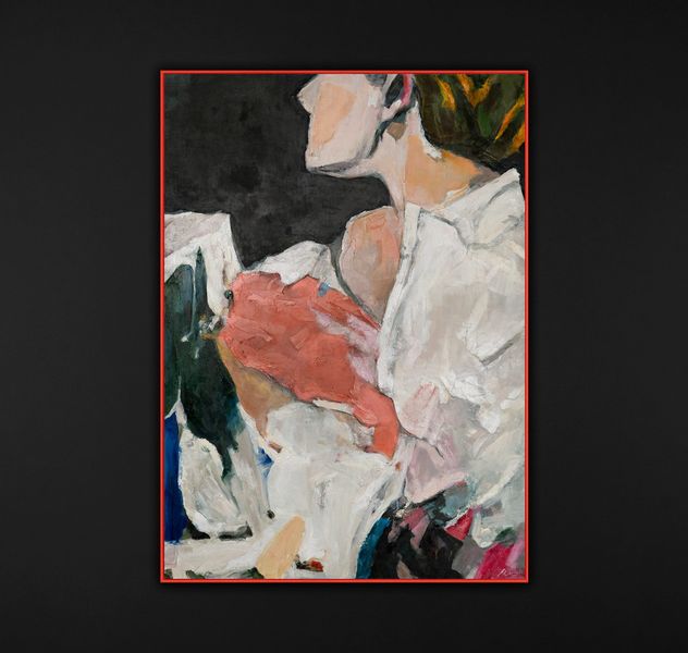 YS-Art Gemälde Abstrakte Silhouette, Abstraktion, Leinwandbild günstig online kaufen