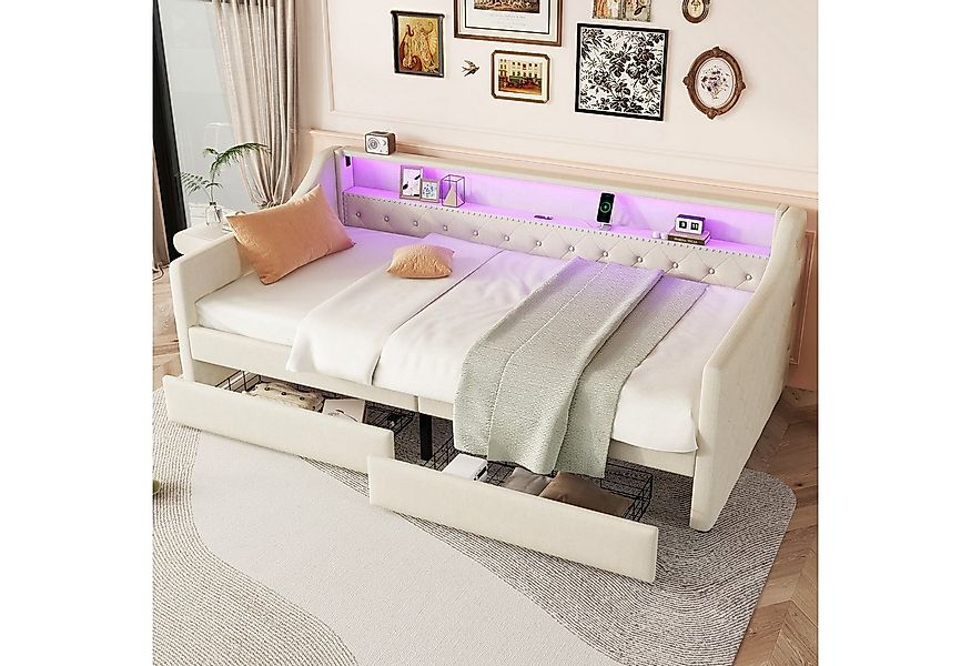 REDOM Daybett Funktionsbett,Tagesbett,Einzelbett (Daybett, Schlafsofa mit günstig online kaufen