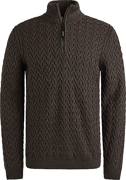 Vanguard Halfzip Pullover Braun - Größe L günstig online kaufen