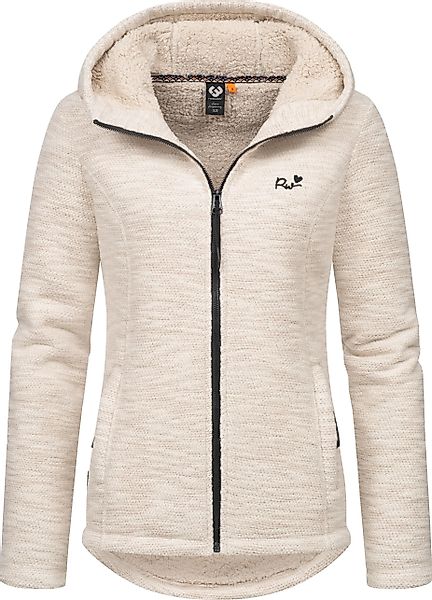 Ragwear Kapuzenstrickjacke Lyshka Melange Kuschelige Kapuzenjacke günstig online kaufen