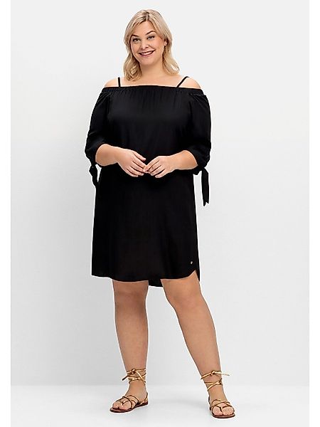 Sheego Strandkleid Große Größen im Carmen-Look günstig online kaufen