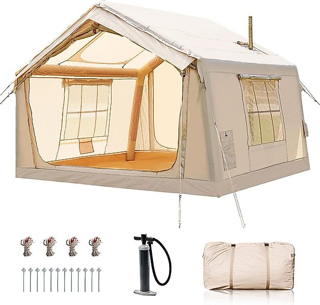 Meulbaty aufblasbares Zelt Vordach Luftzelt mit großem Luftpumpe, Personen: günstig online kaufen